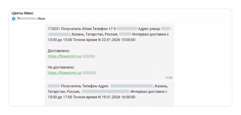 «Цветы Микс»: связали склад, доставку и продажи