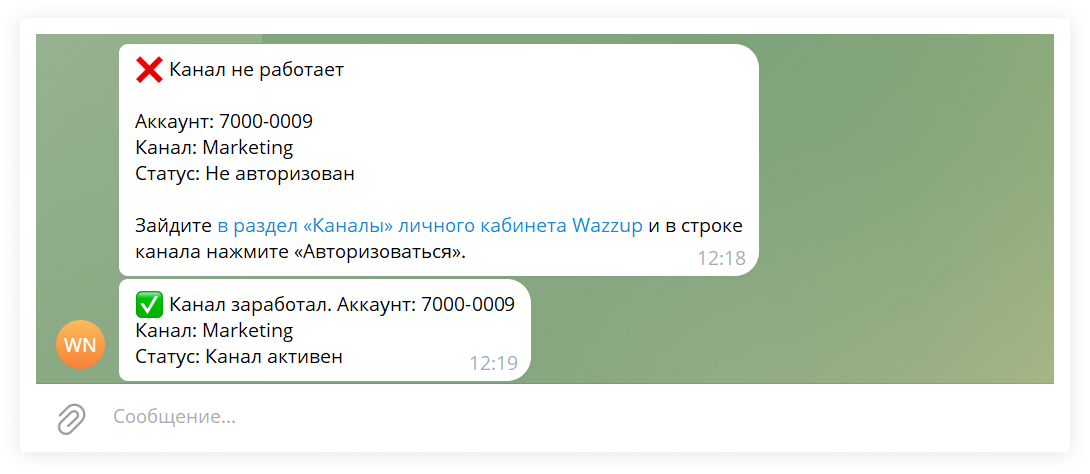 Уведомления В Боте