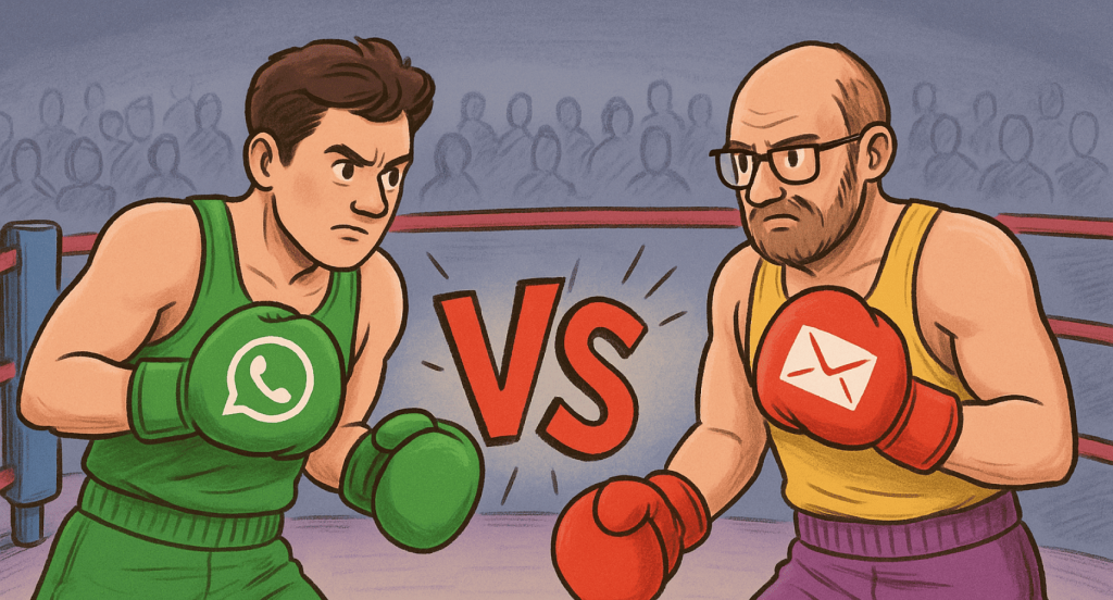 WhatsApp vs Email