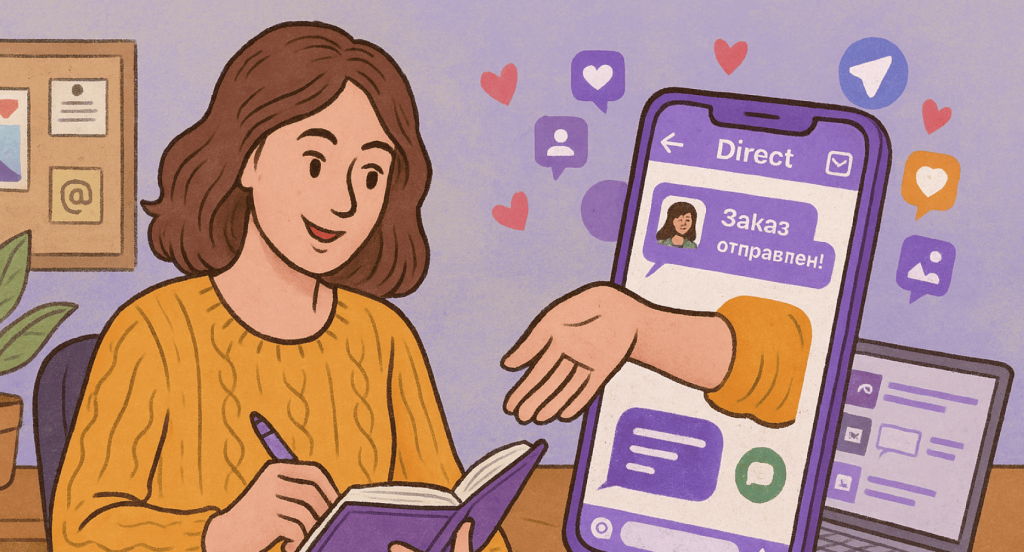 сообщения инст для бизнеса