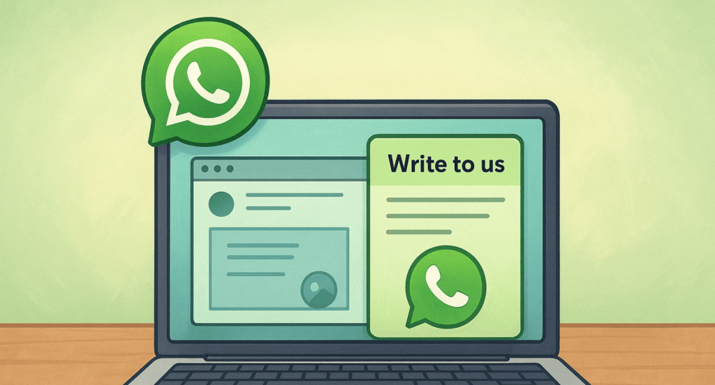 виджет WhatsApp